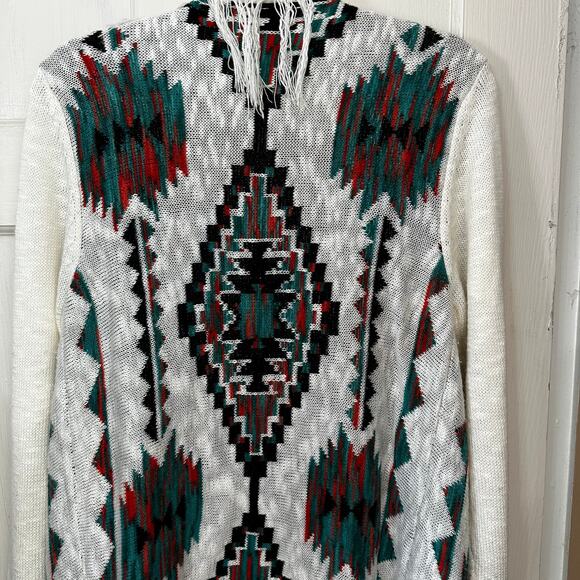 Allison Brittney Womens Cardigan Duster‎ Sweater Size XL Native Western Bohemian - Picture 5 of 7